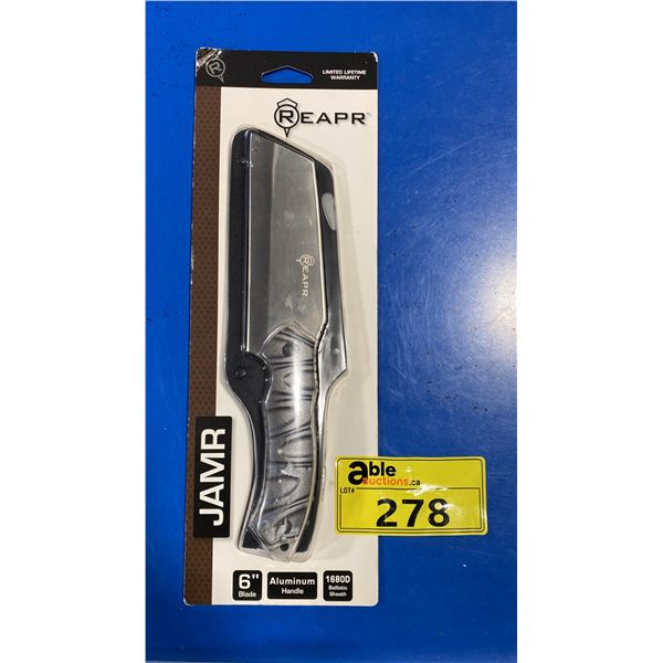 REAPR JAMR TACTICAL KNIFE WITH DURABLE NYLON SHEATH