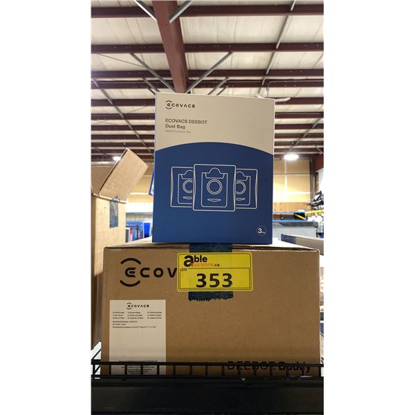 DEEBOT DUST BAG ACCESSORIES PACKS FOR DX5G-KTA SERIES IN COMMERCIAL MULTI PACK