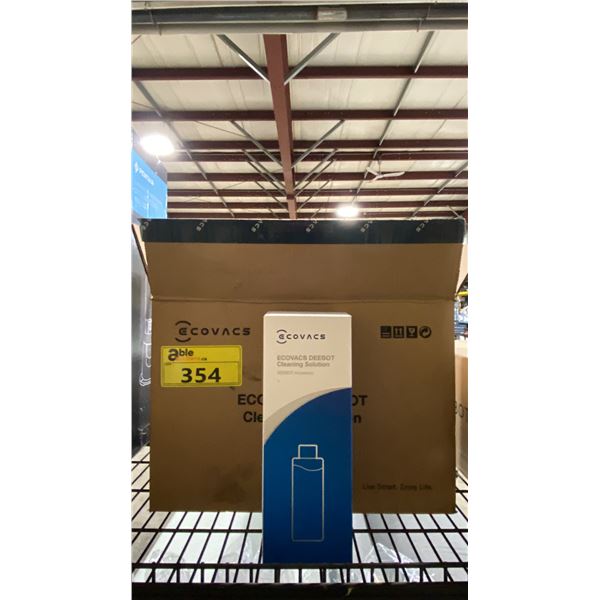 8 DEEBOT ECOVACS 1L BOTTLES CLEANING SOLUTION IN COMMERCIAL MULTI PACK