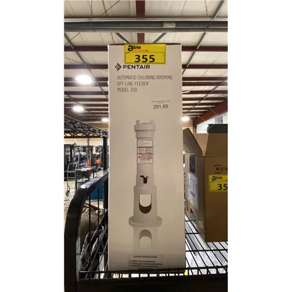 2 PENTAIR MODEL 300 AUTOMATIC CHLORINE / BROMINE OFF-LINE FEEDERS *IN BOX*