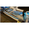Image 2 : SHELF OF ASSORTED POOLE LEAF NET HEADS, POOL BOTTOM SCRUBBER HEAD, & ALGAE BRUSH HEADS