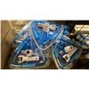 Image 2 : SHELF OF ASSORTED RETAIL CLUB PRO VAC HEADS, SKIMMER SOCKS, & CLEANING BRUSHES
