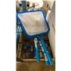 Image 2 : SHELF OF ASSORTED HEAVY DUTY LEAF NET HEADS, 3 BOXES OF CAPO VINYL-SHOCK CHEMICAL, & BOX OF