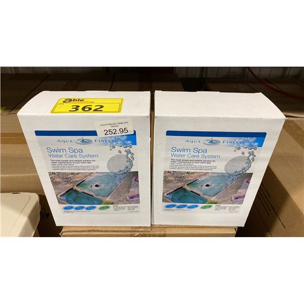 2 BOXES OF AQUA FINESSE SWIM SPA WATER CARE SOLUTION PACKS