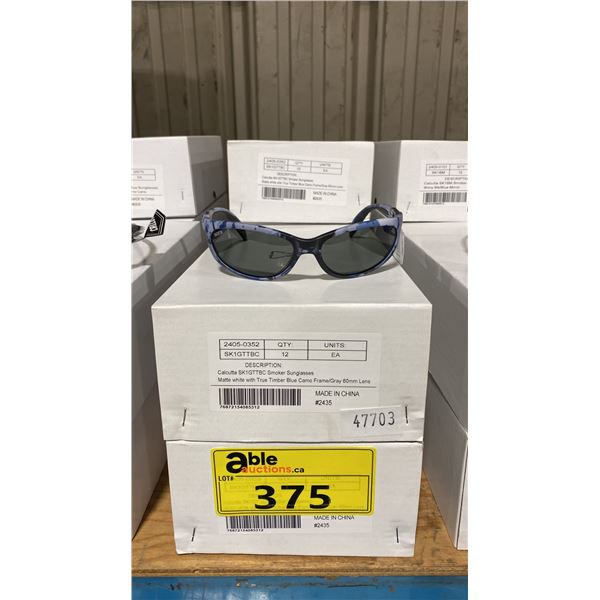 5 BOXES OF ASSORTED SK1GTTBC CALCUTTA DESIGNER SUNGLASSES *APPROX 12 PER CASE*