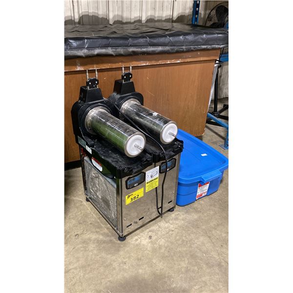 COFRIMELL OASIS 2 COMMERCIAL COUNTERTOP SLUSH MACHINE WITH BIN OF ASSORTED PARTS