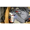 Image 3 : BOX OF BRANDED STORMTECH JACKETS, & BOX OF ASSORTED MEDIUM BUFFALO SHIRTS