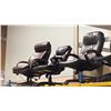 Image 2 : 3 ASSORTED LEATHER LOOK HIGH BACK MULTI LEVER ROLLING TASK CHAIRS
