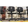 Image 3 : 4 ASSORTED MID BACK MULTI LEVER ROLLING TASK CHAIRS