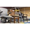 Image 3 : 2 MID BACK MULTI-LEVER TASK CHAIRS, WOOD FRAMED SIDE CHAIR, & WHITE STEP STOOL