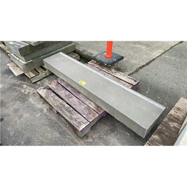CONCRETE PREMIUM RETAINING WALL STONE/SLAB 80" X 15.5" X 6"