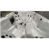 Image 3 : FAIRWAY SPAS 5 PERSON 29 JET PEBBLE WHITE ACRYLIC/ GREY SHADOW COMPOSITE SIDE HOT TUB WITH BALBOA