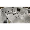 Image 5 : FAIRWAY SPAS 5 PERSON 29 JET PEBBLE WHITE ACRYLIC/ GREY SHADOW COMPOSITE SIDE HOT TUB WITH BALBOA