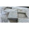 Image 2 : PALLET OF 7" X 7" X 2" WHITE GRANITE PREMIUM LANDSCAPE PAVERS