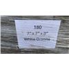 Image 3 : PALLET OF 7" X 7" X 3" WHITE GRANITE PREMIUM LANDSCAPE PAVERS