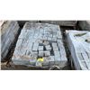 Image 1 : PALLET OF WHITE GRANITE 4" SQUARE PREMIUM RETAINING WALL/PAVER STONES