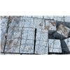 Image 2 : PALLET OF WHITE GRANITE 4" SQUARE PREMIUM RETAINING WALL/PAVER STONES