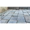 Image 2 : PALLET OF 4" SQUARE GREY GRANITE PREMIUM RETAINING WALL/PAVER STONES