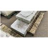 Image 3 : 2 ASSORTED LARGE HAMMER SPLIT WHITE GRANITE PREMIUM RETAINING WALL/LANDSCAPE STONES