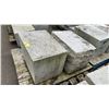 Image 3 : PALLET OF BUSH HAMMER SPLIT WHITE GRANITE 26" X 18" X 18"  *2 PCS*