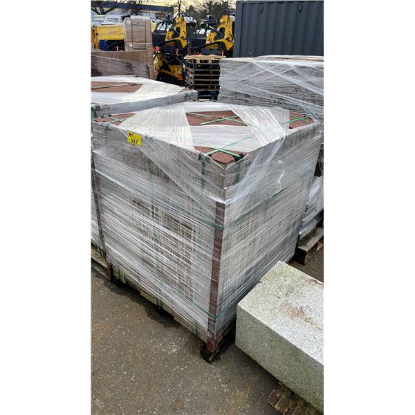 PALLET OF 12" X 6" X 2" RED PREMIUM LANDSCAPE BRICK