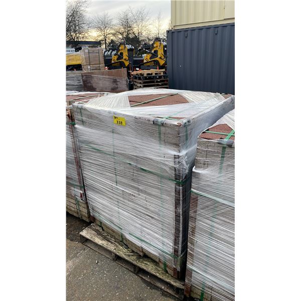 PALLET OF 12" X 6" X 2" RED PREMIUM LANDSCAPE BRICK