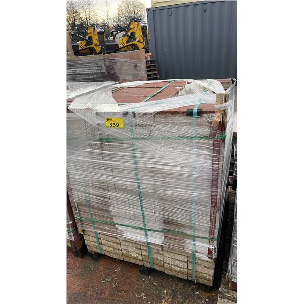 PALLET OF 12" X 6" X 2" RED PREMIUM LANDSCAPE BRICK