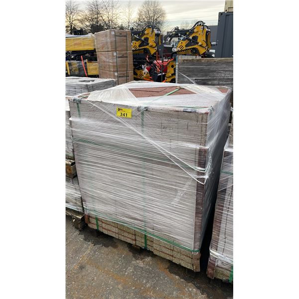 PALLET OF 12" X 6" X 2" RED PREMIUM LANDSCAPE BRICK