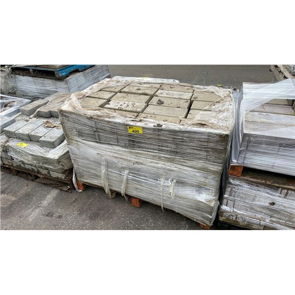 PALLET OF 11.5" X 6" X 4" GREY PREMIUM LANDSCAPE BRICK