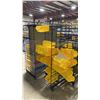 Image 5 : 3 BLACK MOBILE COMMERCIAL PRODUCT DISPLAY RACKS WITH BINS OF ASSORTED HOT TUB REPLACEMENT PIPING,
