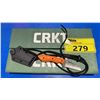 Image 3 : 2 CRKT ORANGE HANDLED MINI KNIVES WITH SHEATHS