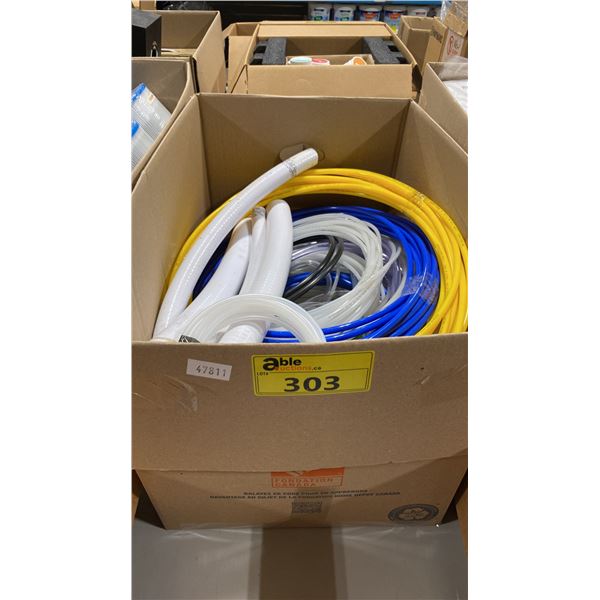 BOX OF ASSORTED HOSES