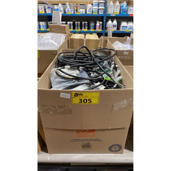 BOX OF ASSORTED SPA/POOL PARTS AND ACCESSORIES