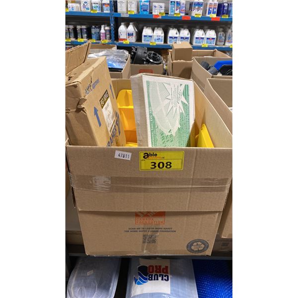 BOX OF ASSORTED SPA/POOL PARTS AND ACCESSORIES