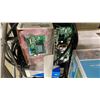 Image 5 : 2 BOXES OF RETAIL POOL NOODLES, MOBILE CART, SANITATION STATION, & BROOMS