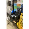 Image 6 : 2 BOXES OF RETAIL POOL NOODLES, MOBILE CART, SANITATION STATION, & BROOMS