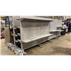 Image 1 : LARGE ASSORTMENT OF COMMERCIAL GREY ADJUSTABLE GONDOLA SHELVING WITH ASSORTED PEGBOARD,  SLAT BOARD,