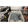 Image 3 : LARGE ASSORTMENT OF COMMERCIAL GREY ADJUSTABLE GONDOLA SHELVING WITH ASSORTED PEGBOARD,  SLAT BOARD,