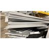 Image 4 : LARGE ASSORTMENT OF COMMERCIAL GREY ADJUSTABLE GONDOLA SHELVING WITH ASSORTED PEGBOARD,  SLAT BOARD,