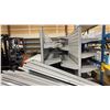Image 5 : LARGE ASSORTMENT OF COMMERCIAL GREY ADJUSTABLE GONDOLA SHELVING WITH ASSORTED PEGBOARD,  SLAT BOARD,