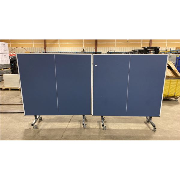 JOOLA TOUR 1800 BLUE MOBILE REGULATION SIZE 2PCS PING PONG TABLE