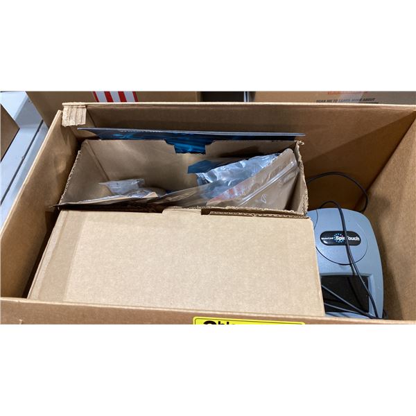 BOX WITH LAMOTTE SPIN TOUCH PHOTOMETER AND SUPPLIES
