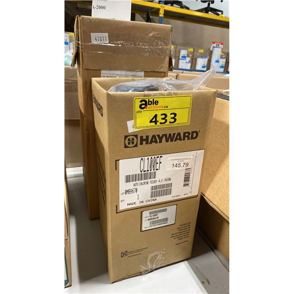 HAYWARD AUTO CHLORINE FEEDER AND VAC ALERT SAFETY VACUUM RELEASE SYSTEM MODEL VA-2000