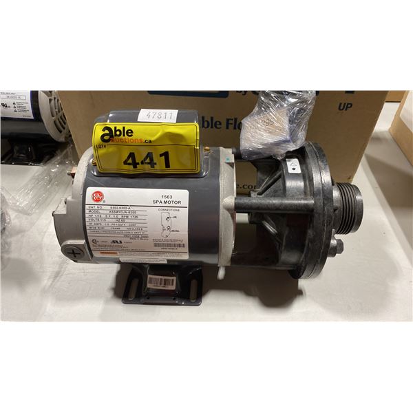 US MOTORS SPA MOTOR MODEL C55MYGJN-8255 1/15 HP 115V 60HZ