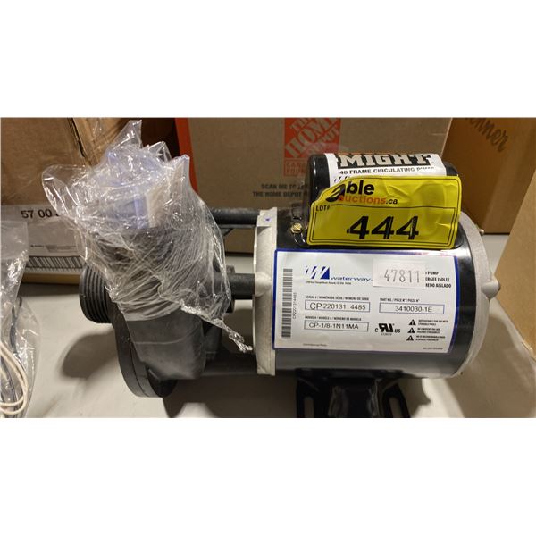 WATERWAY IRON MIGHT 1/15HP 115V 60HZ 1.3A POOL SPA PUMP MOTOR