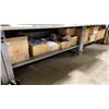 Image 1 : 2 SHELVES OF ASSORTED SPA/POOL PARTS, TELEPHONE SYSTEMS AND SEASONAL DECORATIONS