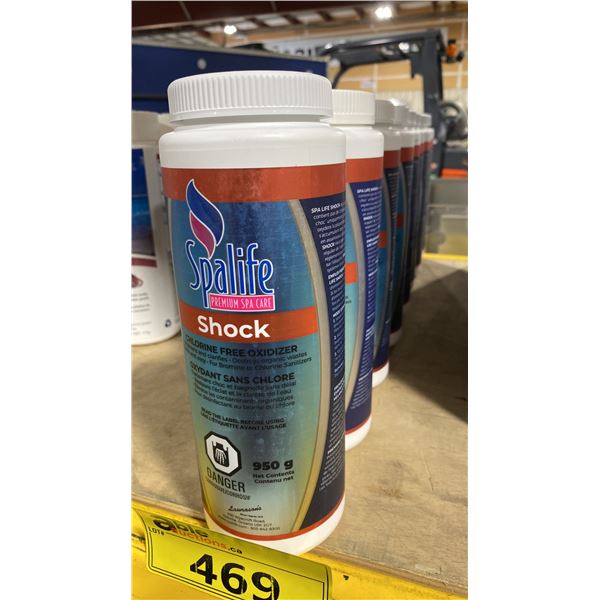 8-950G BOTTLES OF SPALIFE SHOCK CHLORINE FREE OXIDIZER