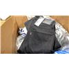 Image 3 : BOX OF ASSORTED RETAIL CLOTHING, JEANS, TSHIRTS, & JACKETS