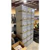 Image 2 : GREY METAL 3 BAY 18 DOOR COMMERCIAL LOCKER SYSTEM