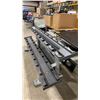Image 3 : LIFE FITNESS 20 WEIGHT 2 TIER GREY COMMERCIAL DUMBBELL RACK